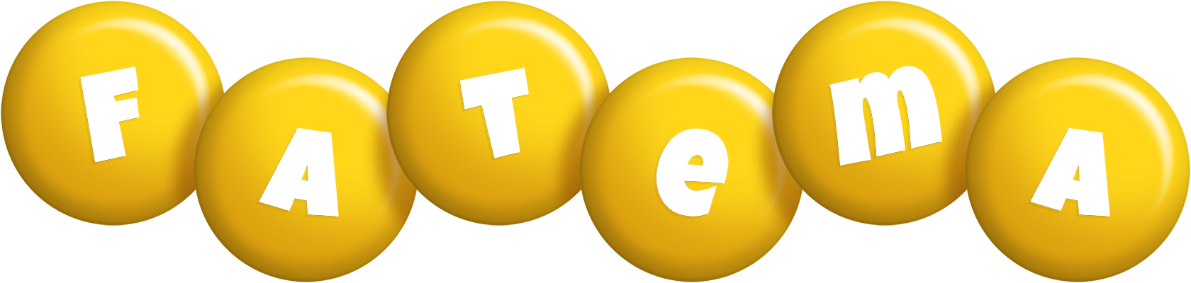 Fatema candy-yellow logo