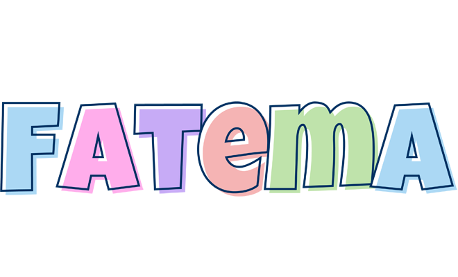 Fatema pastel logo