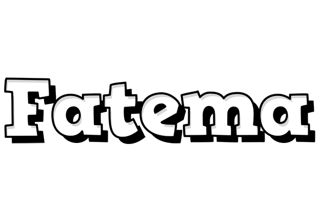 Fatema snowing logo