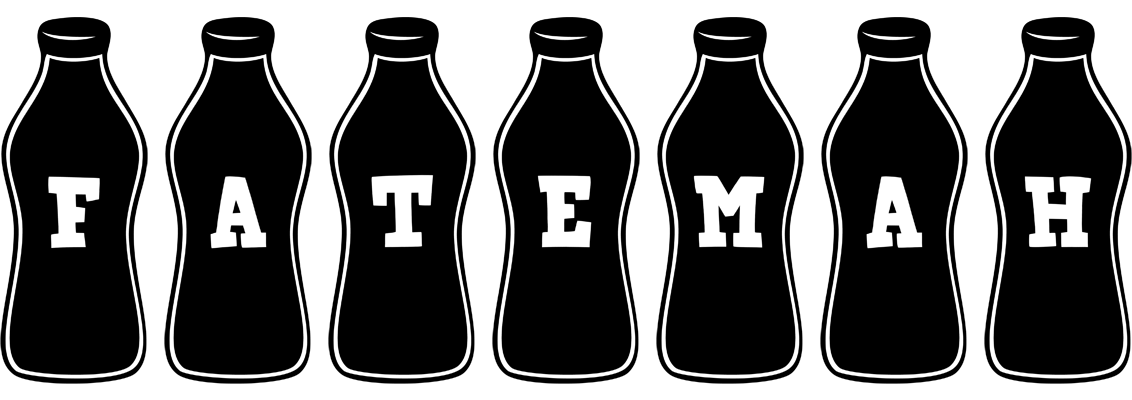Fatemah bottle logo
