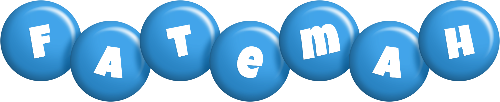 Fatemah candy-blue logo