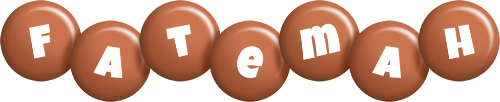 Fatemah candy-brown logo