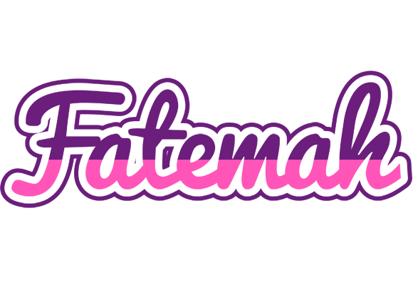 Fatemah cheerful logo