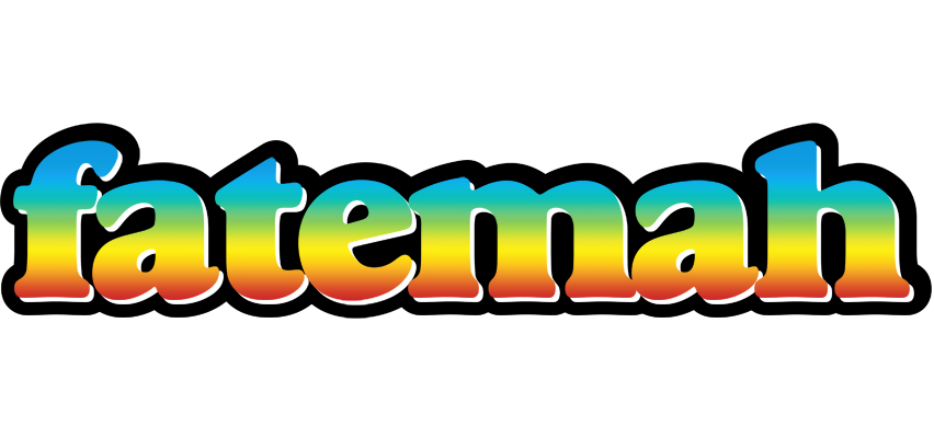 Fatemah color logo