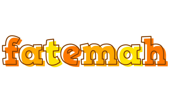 Fatemah desert logo