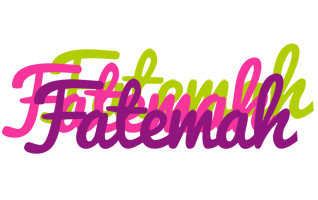 Fatemah flowers logo