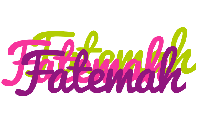 Fatemah flowers logo