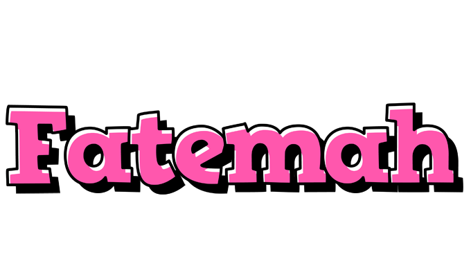 Fatemah girlish logo