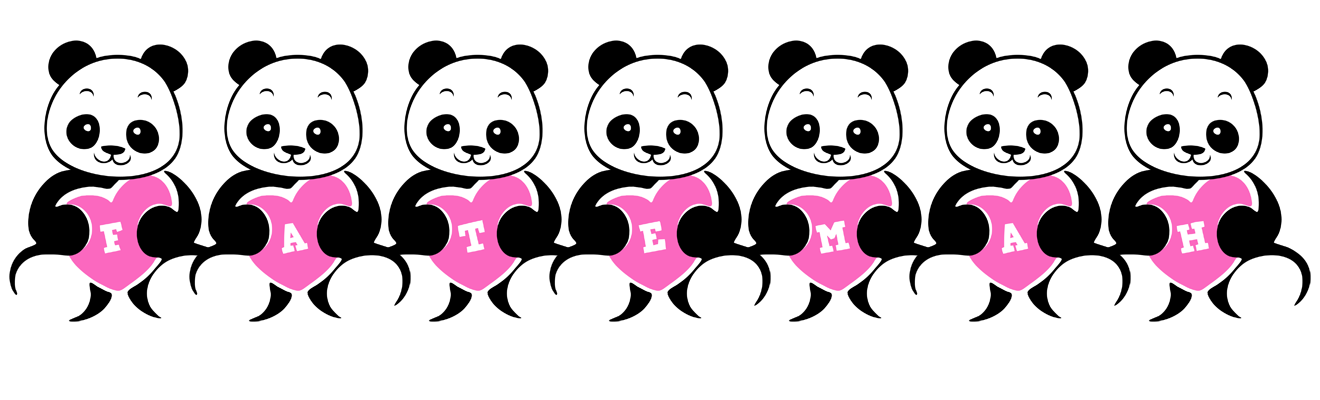 Fatemah love-panda logo