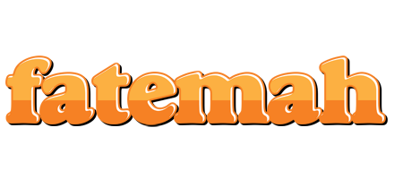 Fatemah orange logo