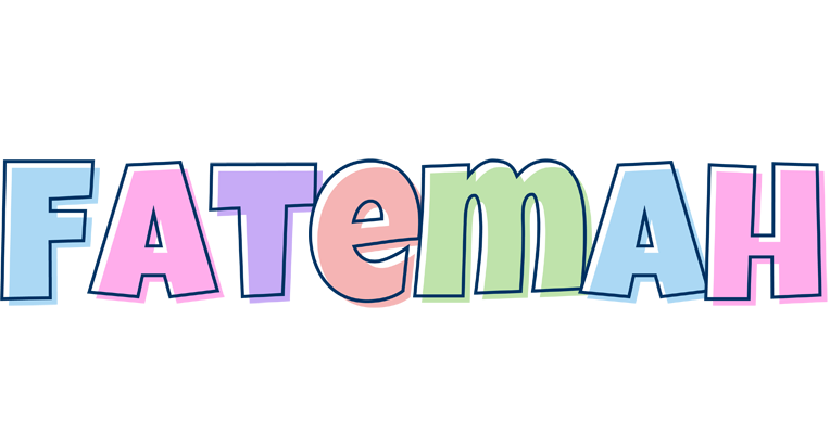Fatemah pastel logo