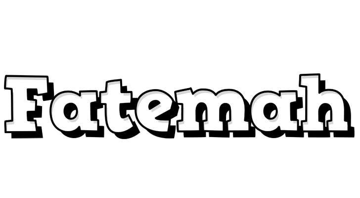 Fatemah snowing logo