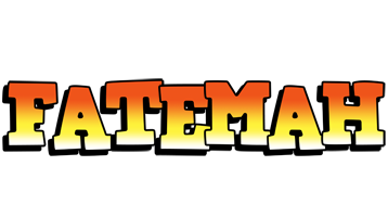 Fatemah sunset logo