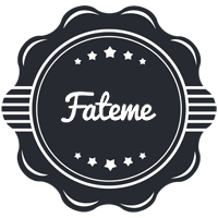 Fateme badge logo