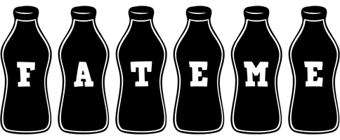 Fateme bottle logo