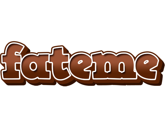 Fateme brownie logo