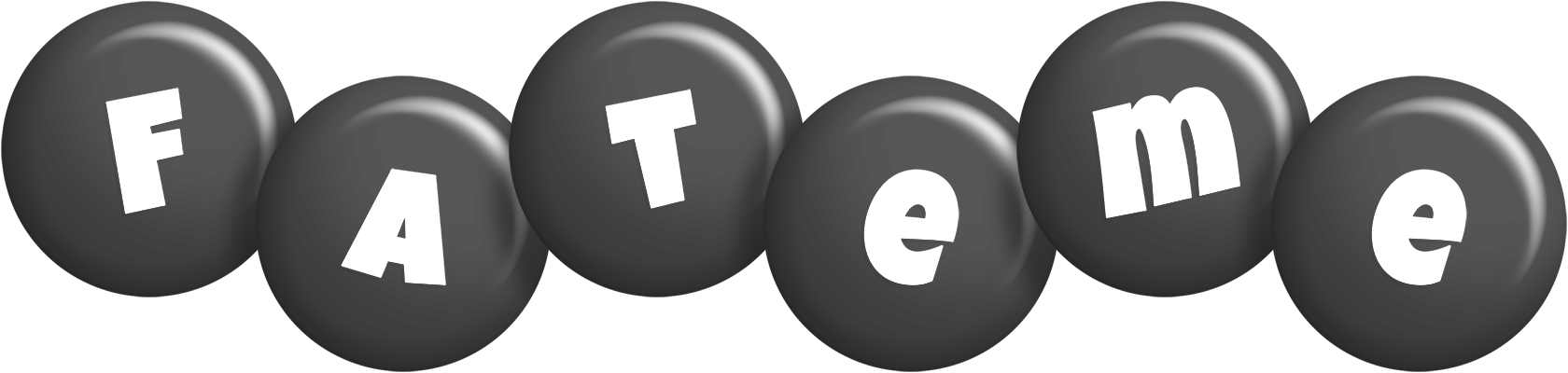 Fateme candy-black logo