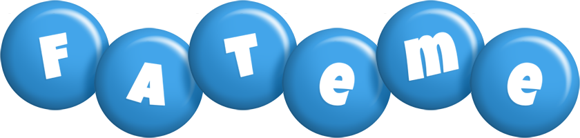 Fateme candy-blue logo