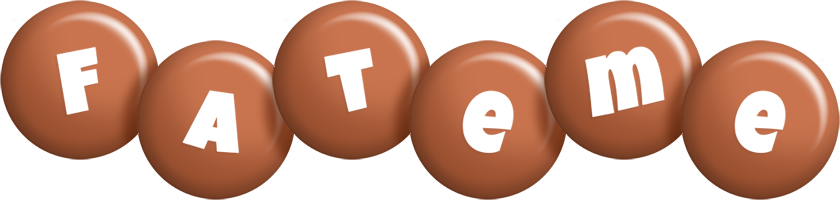 Fateme candy-brown logo