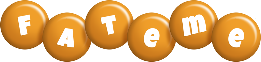 Fateme candy-orange logo