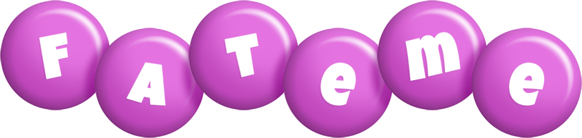 Fateme candy-purple logo