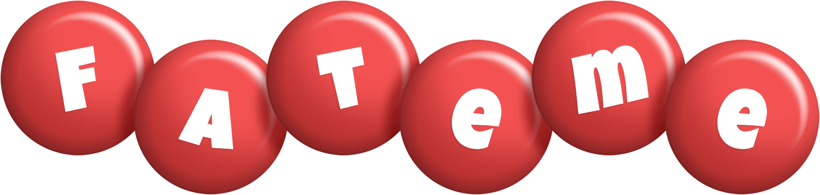 Fateme candy-red logo