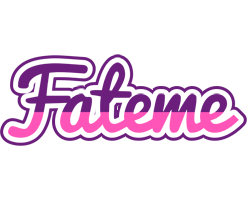 Fateme cheerful logo