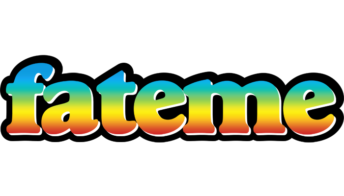 Fateme color logo