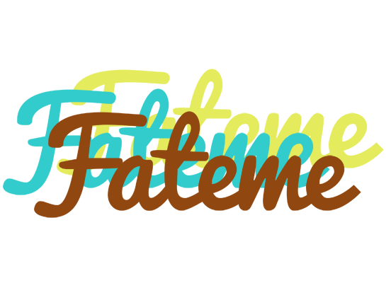 Fateme cupcake logo