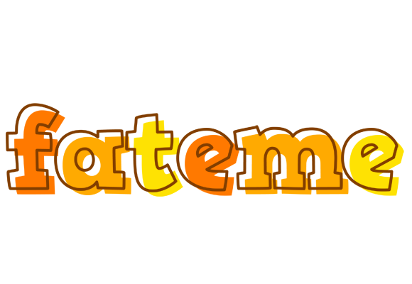 Fateme desert logo