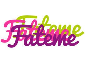 Fateme flowers logo