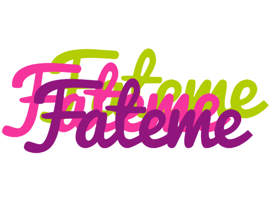 Fateme flowers logo