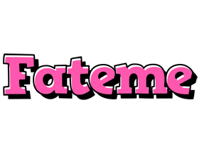 Fateme girlish logo