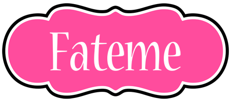 Fateme invitation logo