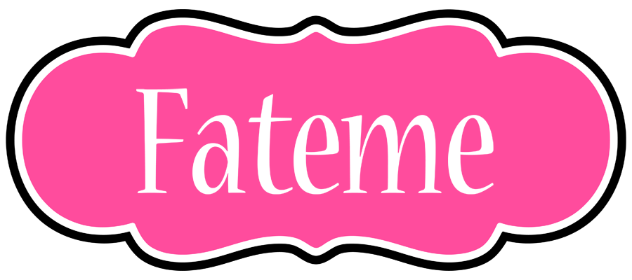 Fateme invitation logo