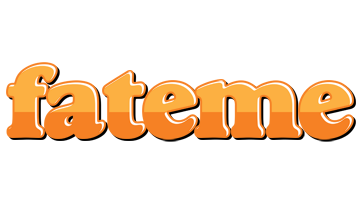 Fateme orange logo