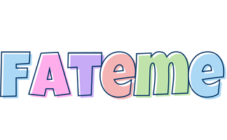 Fateme pastel logo