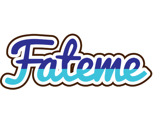 Fateme raining logo