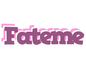 Fateme relaxing logo