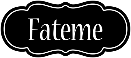 Fateme welcome logo