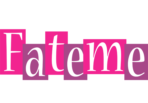 Fateme whine logo