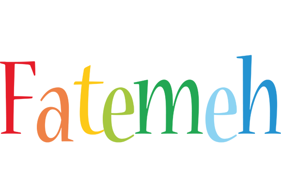 Fatemeh birthday logo