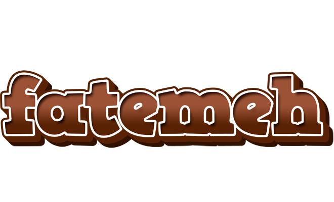 Fatemeh brownie logo