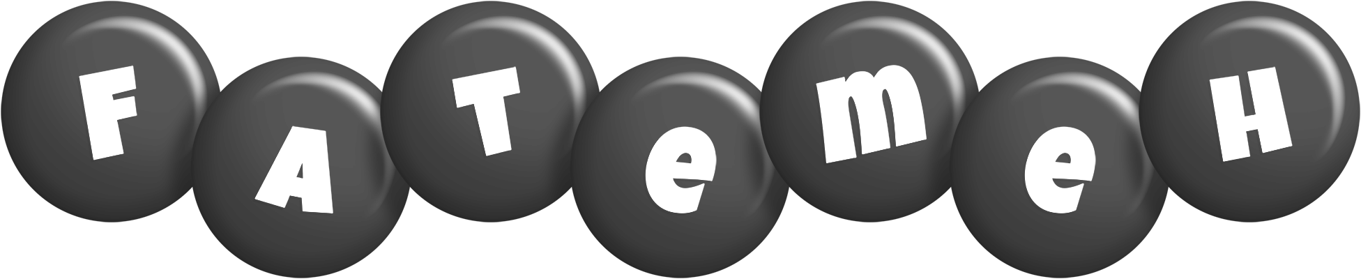 Fatemeh candy-black logo