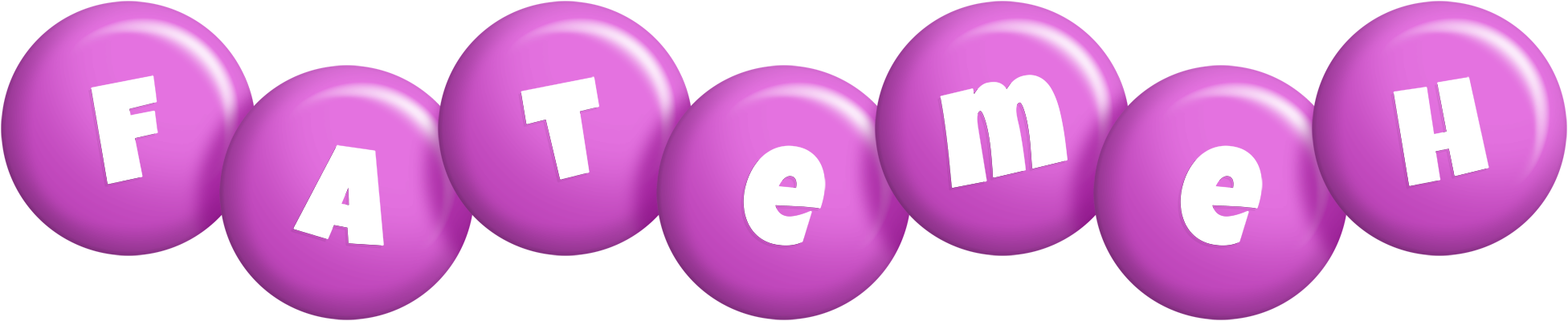 Fatemeh candy-purple logo