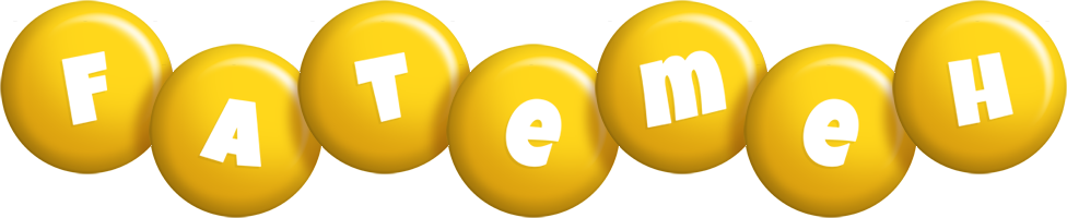 Fatemeh candy-yellow logo