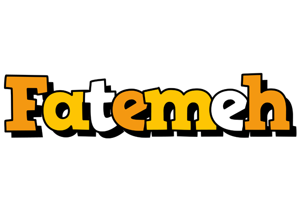 Fatemeh cartoon logo