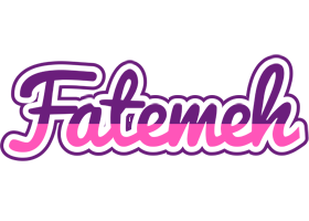 Fatemeh cheerful logo