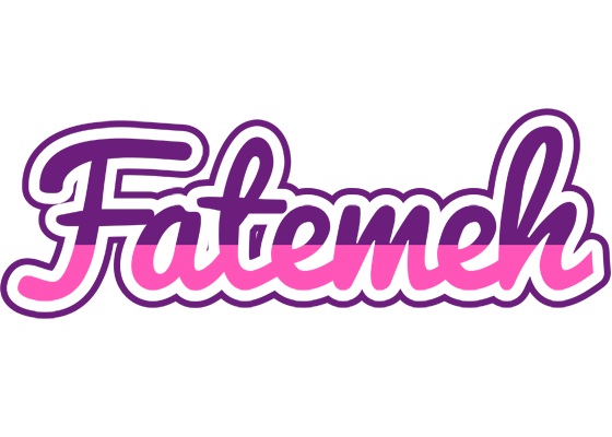 Fatemeh cheerful logo