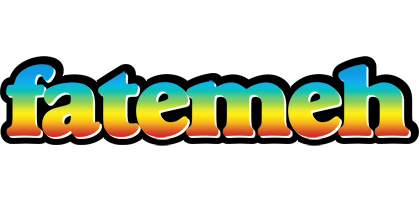 Fatemeh color logo